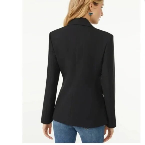 Scoop Women's Color Block Blazer Size Large 12-14 - Picture 3 of 9